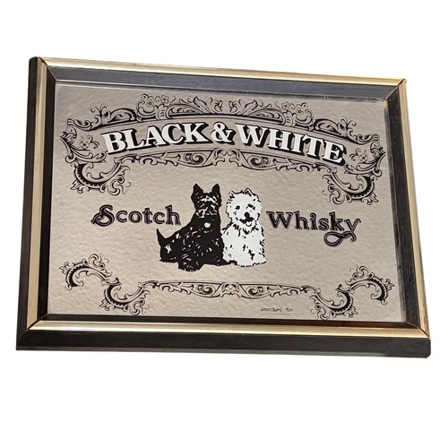 Vintage black white scotch - black,